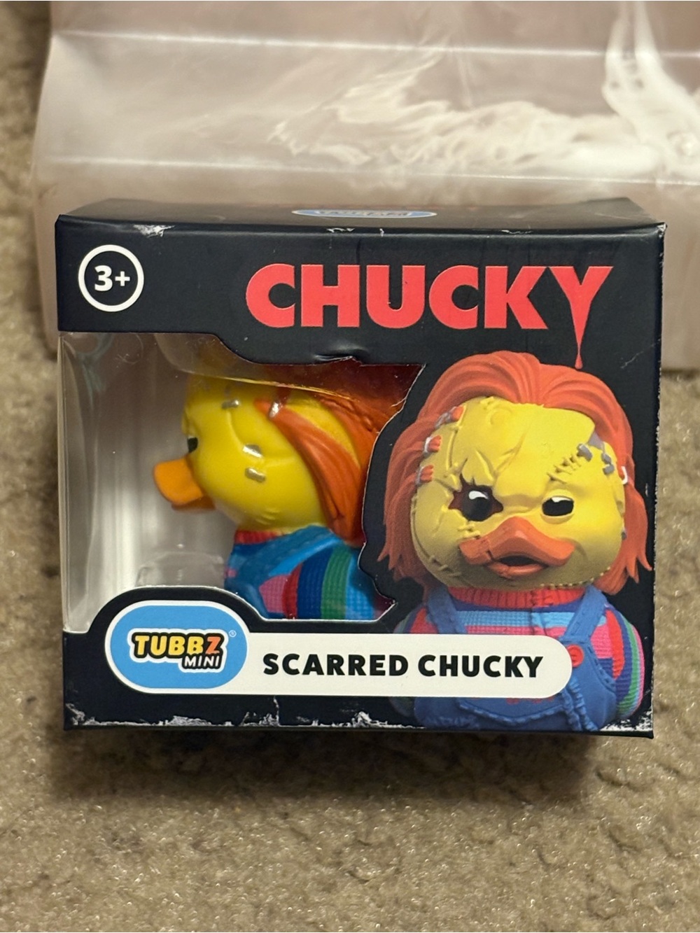 NWT Chucky - Scarred Chucky Rubber Duck Collectible